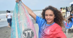 Francesca Arévalo logró plata en Juegos de Mar y Playa, con tan solo 11 años. Es la tercera presea en esa disciplina para el departamento.